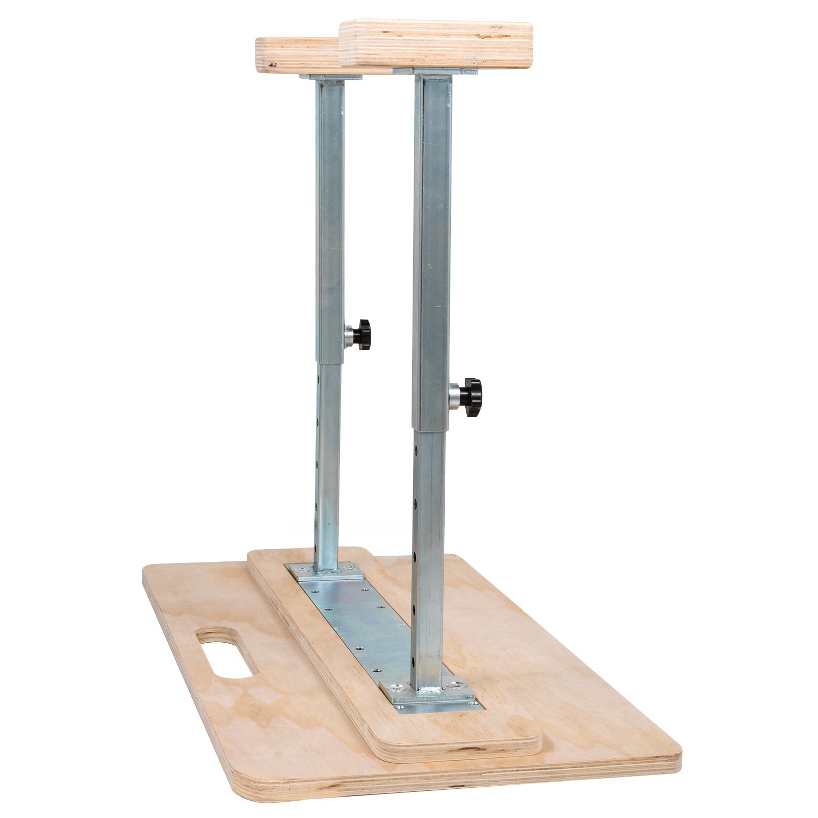 VEVOR Bastones de soporte de mano ajustables, 25 '' Altura Gimnasia Yoga Inversión Entrenamiento Pies arriba Bloques, Bastones de soporte de mano fijos Madera para yoga Gimnasia Pies arriba Entrenamiento