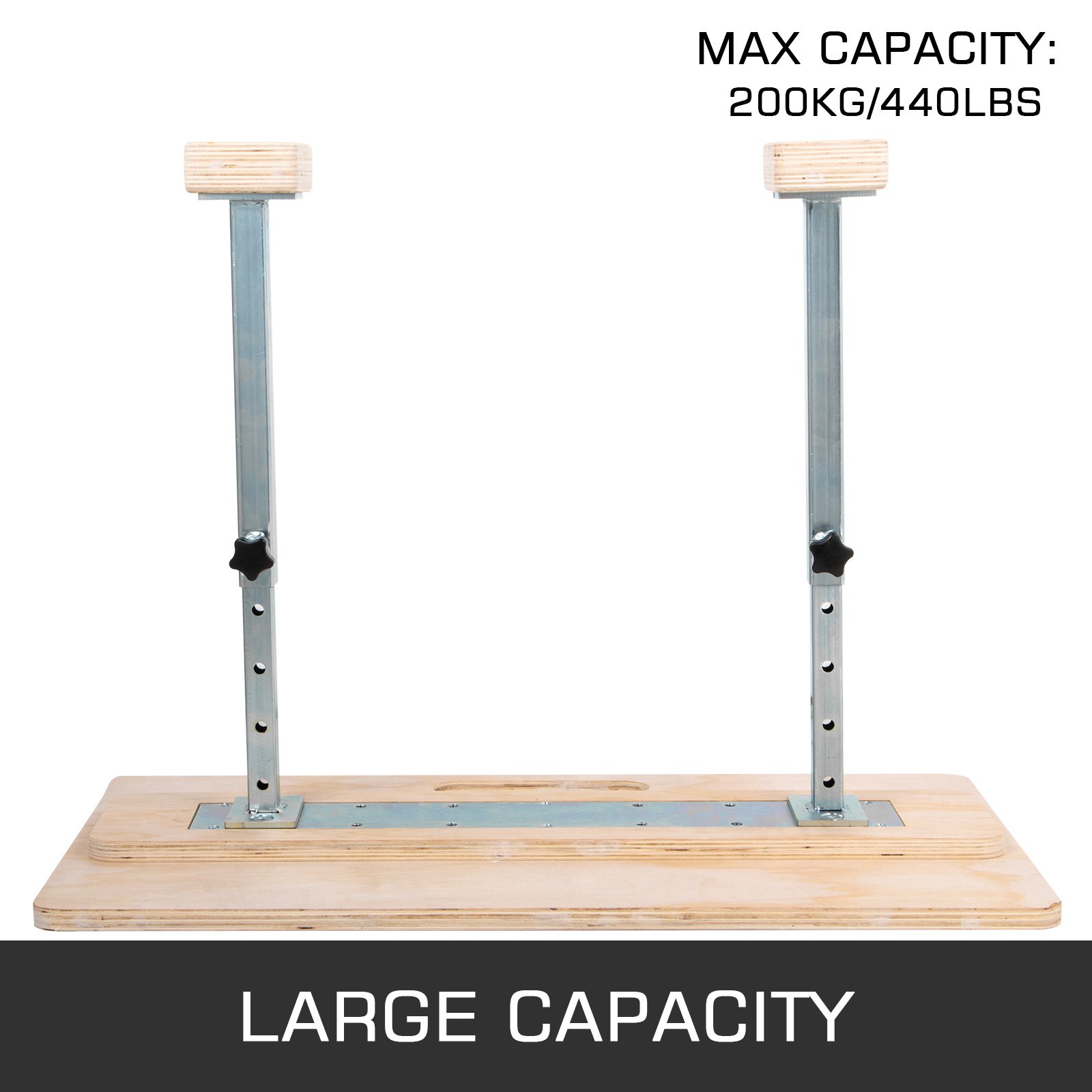 VEVOR Bastones de soporte de mano ajustables, 25 '' Altura Gimnasia Yoga Inversión Entrenamiento Pies arriba Bloques, Bastones de soporte de mano fijos Madera para yoga Gimnasia Pies arriba Entrenamiento