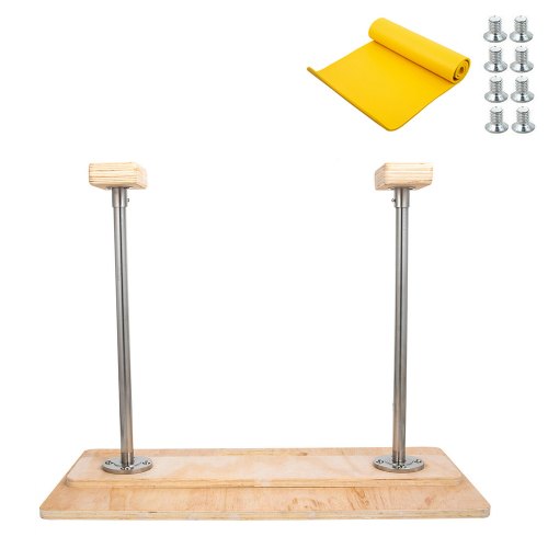 VEVOR 25'' Height Fiexed Handstand Canes, Gymnastic Yoga Inversion Training Rectangular Blocks for Yoga Gymnastic Calisthenics Crossfit Body Weight Training