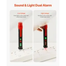 VEVOR Voltage Tester Non-Contact Voltage Tester Pen with Adjustable Sensitivity