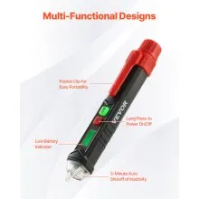 VEVOR Voltage Tester Non-Contact Voltage Tester Pen with Adjustable Sensitivity