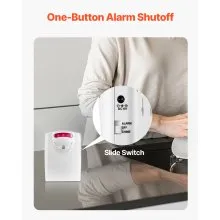Bed Alarm System for Elderly Adults 14" x 30" Wireless Bed Sensor Pad with Pager