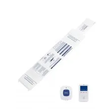 Early Alert Bed Alarm System Wireless Bed Sensor Pad with Call Button & Pager
