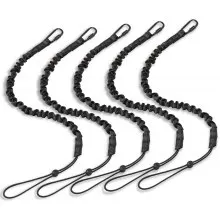VEVOR 5 Pack Tool Lanyard Fall Protection Tools Leash with Screw Lock Carabiner