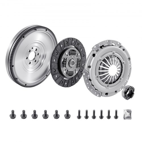 VEVOR Clutch Kit with Flywheel, Heavy Duty OEM Clutch Kit, OEM Replacement Transmission Clutch Kit Compatible with 2003-2010 Audi A3 (8P1), 2008-2009 A3 Convertible (8P7), 2004-2010 A3 Sportback (8PA)