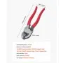 VEVOR High Leverage Cable Cutter, 235 mm Compact, Forged Blades and PVC-Coated Handles, Heavy Duty Cable Cutting Pliers Tool for 4/0 AWG Aluminum, 2/0 AWG Soft Copper and 100-Pair 24AWG Comm Cable