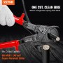 VEVOR Ratcheting Cable Cutter, 10" Wire Cutter Heavy Duty with Gloves, Strong Silicon-Manganese Spring Steel Blade-for Cutting Up to  240 mm² /473 MCM  Electrical Wire