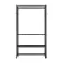 VEVOR Clothing Garment Rack, Heavy Duty Clothing Garment Rack, 4 Adjustable Tiers Clothing Racks with Carbon Steel, 227 kg Load Capacity Closet Wardrobe for Bedroom, Clothing Store, Hallway