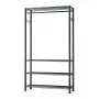 VEVOR Clothing Garment Rack, Heavy Duty Clothing Garment Rack, 4 Adjustable Tiers Clothing Racks with Carbon Steel, 227 kg Load Capacity Closet Wardrobe for Bedroom, Clothing Store, Hallway