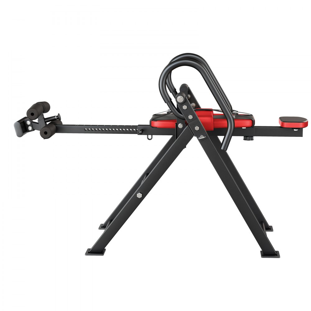 VEVOR Inversion Table, 136 kg Capacity Heavy Duty Inverted Table, Back Inverter Stretcher with Dual-Roller Locking, Decompression Tables for Shoulders, Neck, Back, Multi-Angle Adjustable Tether Strap