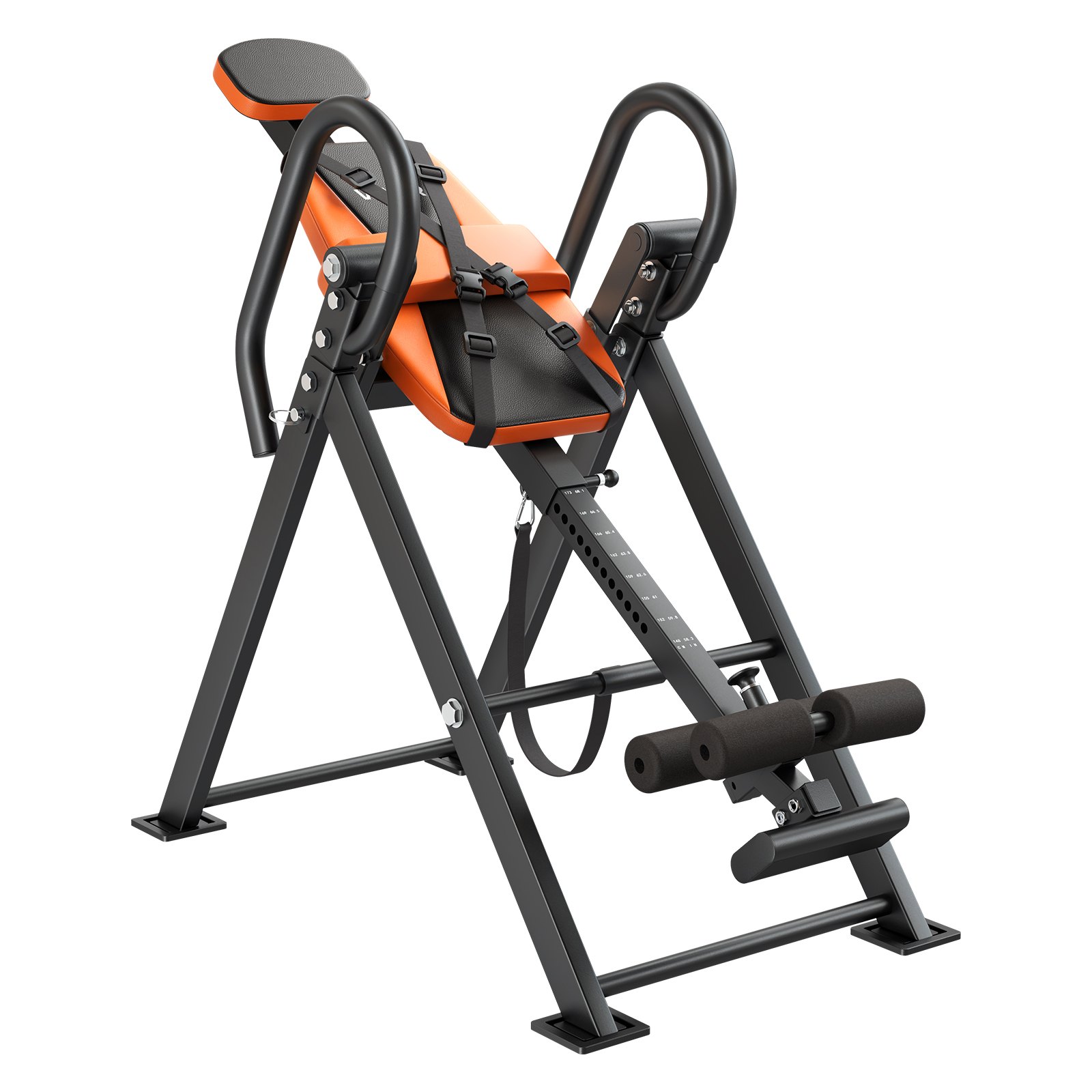 VEVOR Inversion Table, 300 lbs Capacity Heavy Duty Back Inverter Stretcher, Inverted Table with Dual-Roller Locking, Decompression Tables for Shoulders, Neck, Back, Multi-Angle Adjustable Tether Strap