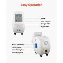 Hydrogen Inhalation Machine 99.99% High Purity 1500ml/min Portable Hydro