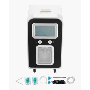 VEVOR Hydrogen Inhalation Machine, 99.99% High Purity Hydrogen Inhaler, HO-Separated 1800ml/min Dual Port Hydrogen Oxygen Inhaler, Hydrogen-Rich Water Generator with Wheels for Home Travel | VEVOR US