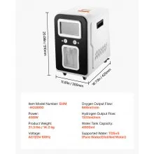 Hydrogen Inhalation Machine 99.99% High Purity 1800ml/min Portable Hydro