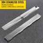 VEVOR Linear Drain 304 Stainless Steel Infinity Drain 36x2.75in Linear Tile Drain 30L/Min High Flow Capacity Invisible Drain With ''V'' Shape Shower Floor Drain For Kitchens, Bathrooms, Garages.