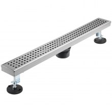 VEVOR Linear Drain 304 Stainless Steel Infinity Drain 36x2.75in Linear Tile Drain 30L/Min High Flow Capacity Invisible Drain With ''V'' Shape Shower Floor Drain For Kitchens, Bathrooms, Garages.