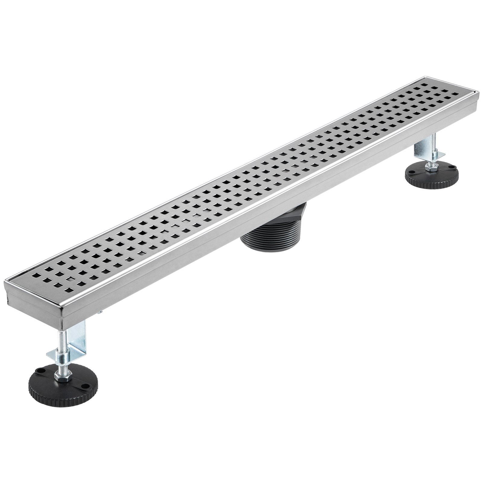 VEVOR Linear Drain 304 Stainless Steel Infinity Drain 36x2.75in Linear Tile Drain 30L/Min High Flow Capacity Invisible Drain With ''V'' Shape Shower Floor Drain For Kitchens, Bathrooms, Garages.