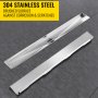 VEVOR Linear Drain 304 Stainless Steel Infinity Drain 36x2.75in Linear Tile Drain 30L/Min High Flow Capacity Invisible Drain With ''V'' Shape Shower Floor Drain For Kitchens, Bathrooms, Garages.