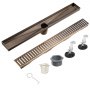 VEVOR Linear Drain 304 Stainless Steel Floor Drain 36x2.75in Linear Tile Drain 30L/Min High Flow Capacity Invisible Drain With ''V'' Shape Shower Floor Drain For Kitchens, Bathrooms, Garages