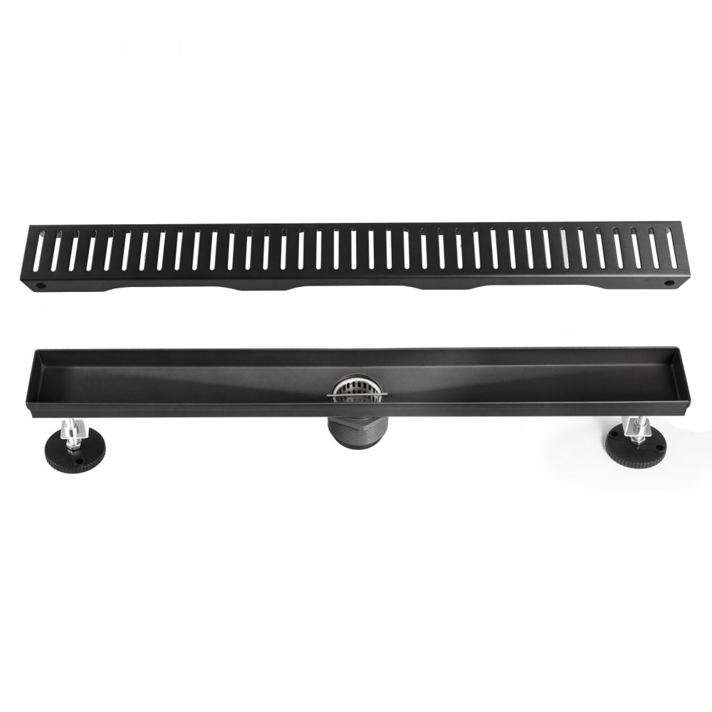 VEVOR Linear Drain Infinity Drain 36in Trench Drain 30L/Min Drain for Bathroom
