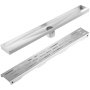 VEVOR Linear Drain 304 Stainless Steel 24x2.75inch Linear Tile Drain,30L/Min High Flow Capacity Invisible Strip hole Drain For Kitchens, Bathrooms, Garages.