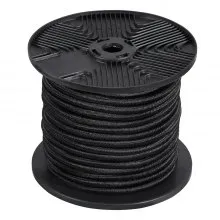 VEVOR - Cuerda elástica de 1/4 in, carrete de 120 pies/36 m, correas elásticas resistentes, 100 % elásticas