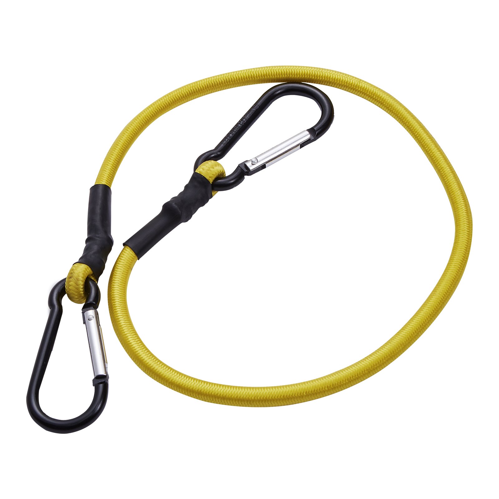 VEVOR 30 Piece Bungee Cords Assortment, 8 mm Heavy Duty Bungee Straps with A3 Steel Carabiners, Includes 10", 18", 24", 36", 48", 60", 72", Portable Storage Bag, 6 Clips & Canopy Ties