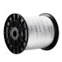 VEVOR Polyester Pull Tape, 1/2" x 528' Mule Tape Flat Rope, 1250 lbf Tensile Capacity, Printed Webbing Cable Pulling Tape for Packaging, Gardening, Commercial Electrical, Conduit Work, White