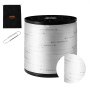VEVOR Polyester Pull Tape, 1" x 2103' Mule Tape Flat Rope, 6000 lbf Tensile Capacity, Printed Webbing Cable Pulling Tape for Packaging, Gardening, Commercial Electrical, Conduit Work, White