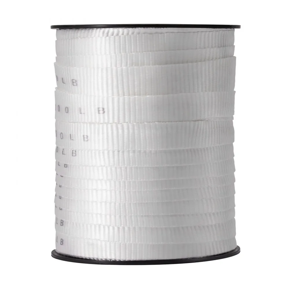 VEVOR polyester pull tape spool with white, 1000 lb printed durable strap