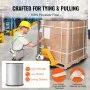 VEVOR polyester pull tape: high strength, low stretch, strong stability. ideal for tying and pulling.