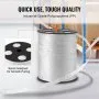 VEVOR polyester pull tape on spool with smooth pulling design, made of industrial-grade polypropylene.