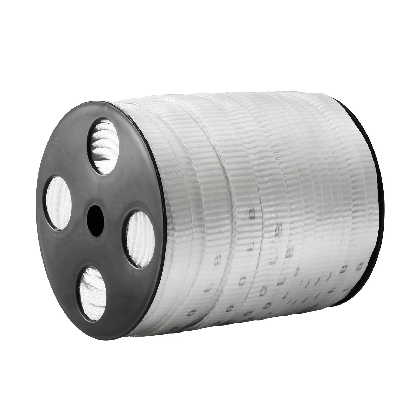 VEVOR polyester pull tape on plastic spool with weight markings, showcasing durable and flexible design.