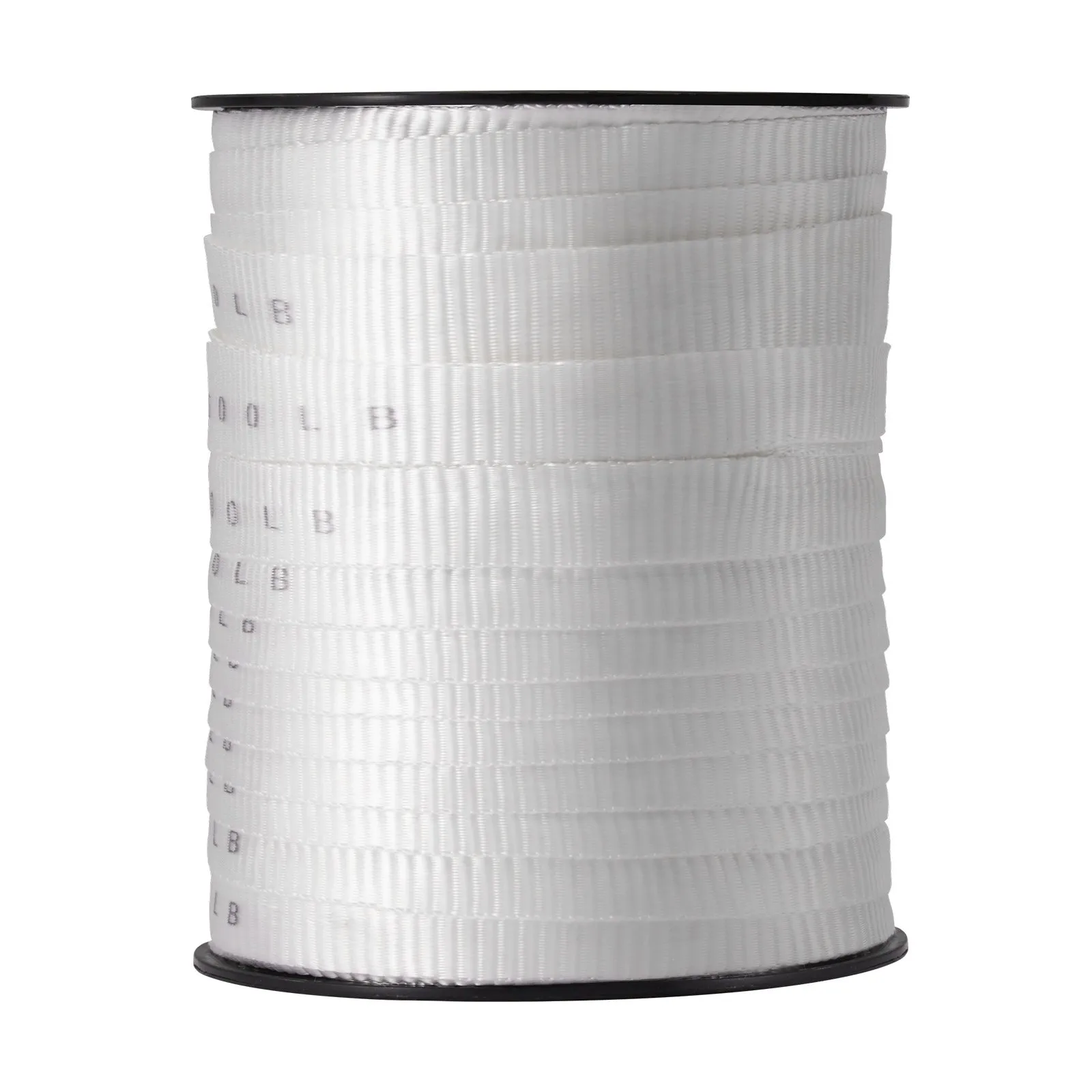 VEVOR polyester pull tape spool with white, 1000 lb printed durable strap