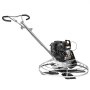 Llana eléctrica VEVOR de 96 cm con bandeja flotante, acabadora de hormigón lisa a gasolina de 6 HP, niveladora comercial de alta resistencia con cuchilla de acabado, color naranja