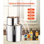 VEVOR Moonshine Still 3 Gal Water Alcohol Distiller Brewing Kit Stainless Steel