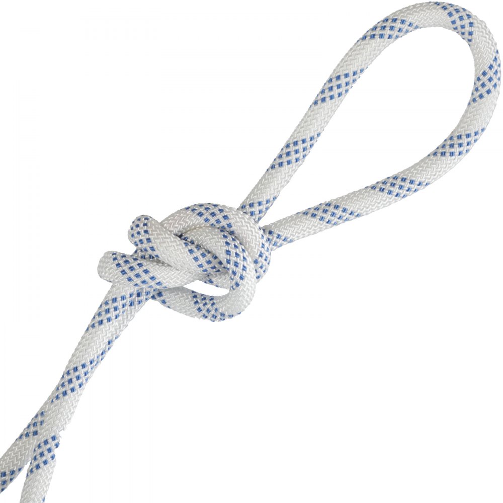 Vevor Double Braid Polyester Rope 3/7'' X 100 Ft Pulling Rope Cord White/blue