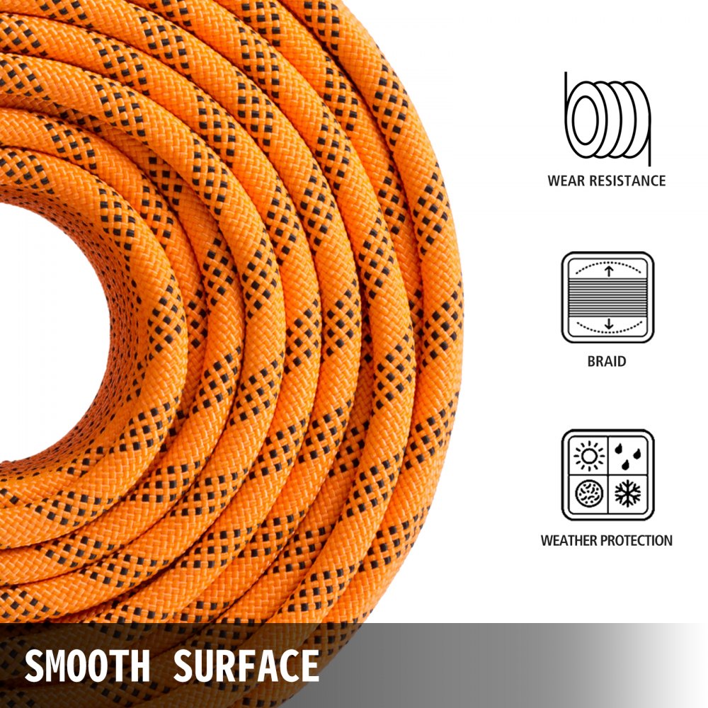 Polyester Rope 7/16" x 150', Load and Pulling Rope, 8400lbs Breaking Strength