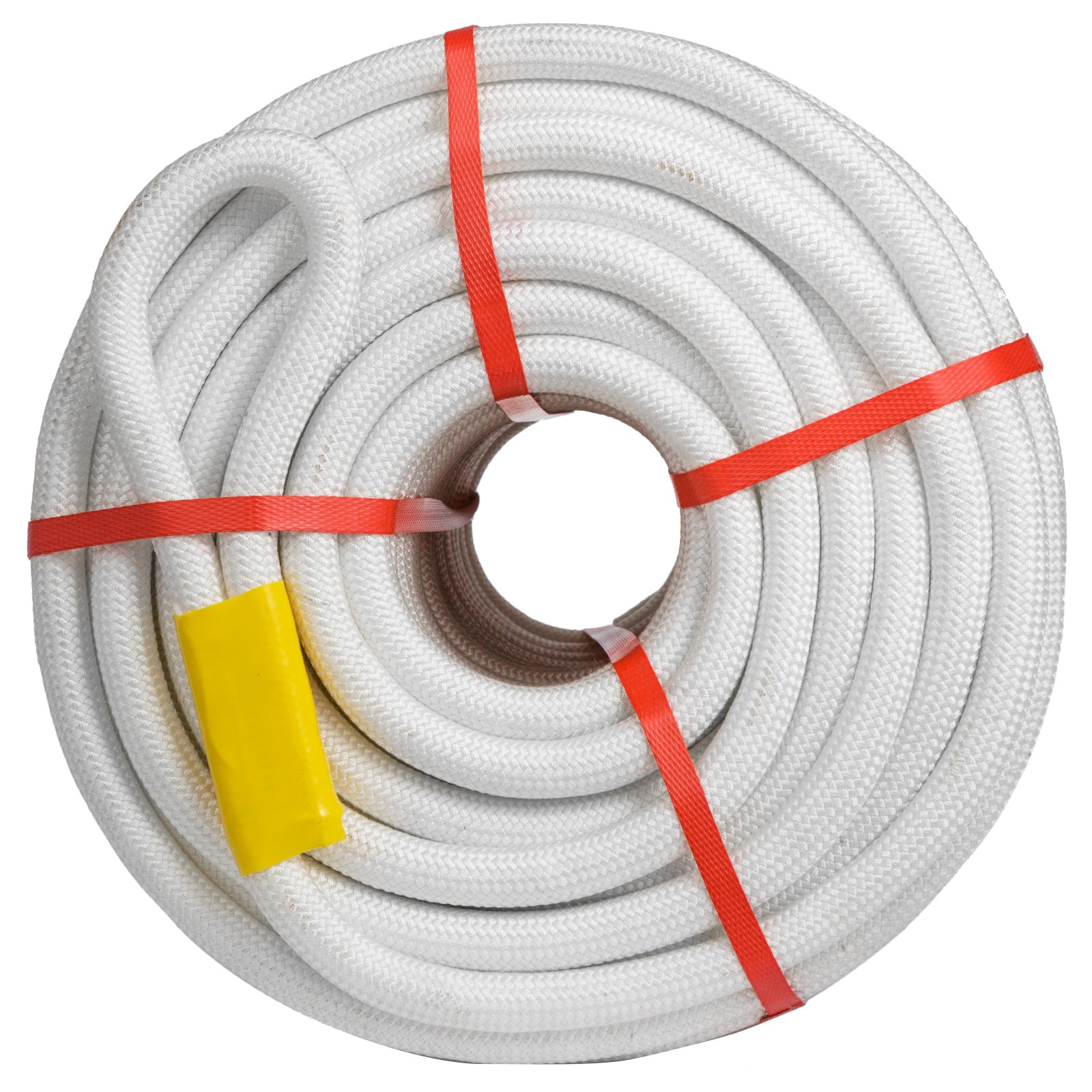 VEVOR 3/8 Inch Double Braid Polyester Rope 300FT Nylon Pulling Rope 660LBS High Force Polyester Load Sailing Rope for Arborist Gardening Marine