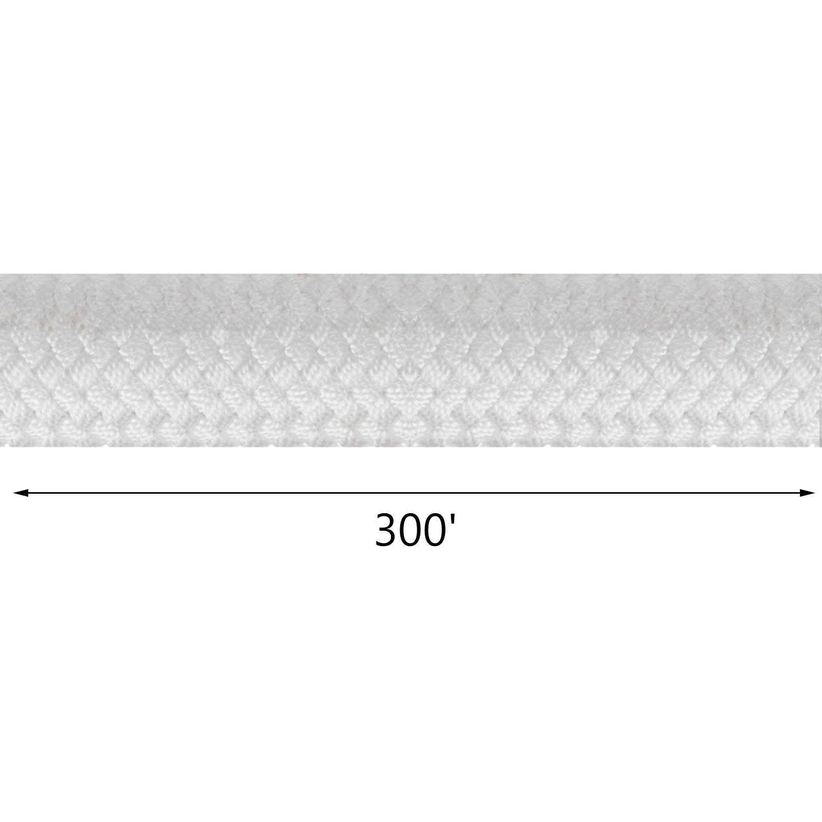VEVOR 3/8 Inch Double Braid Polyester Rope 300FT Nylon Pulling Rope 660LBS High Force Polyester Load Sailing Rope for Arborist Gardening Marine