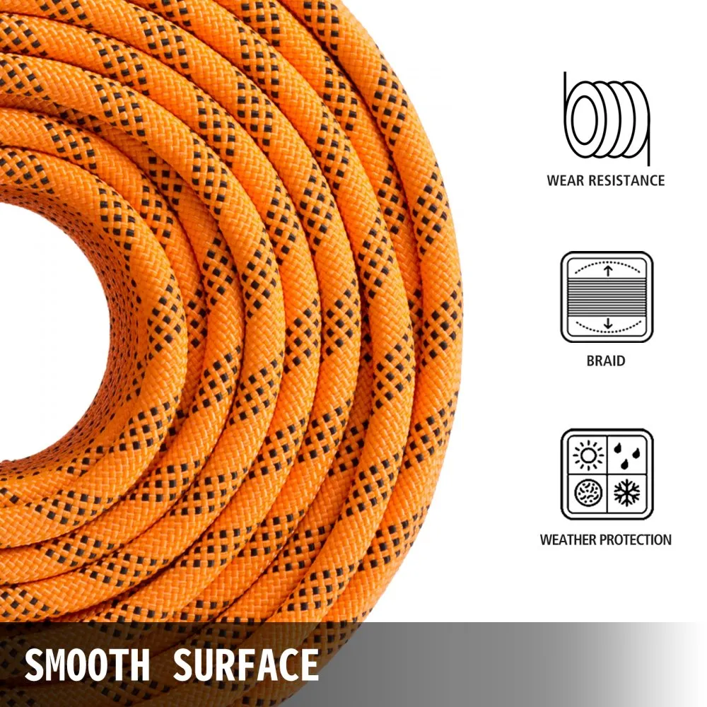 Polyester Rope 9/16" x 200', Load and Pulling Rope, 8600lbs Breaking Strength(Not suitable for rocking climbing, mountain climbing, hanging people, etc.)