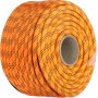 VEVOR 9/16 palcové dvojité pletené polyesterové lano 200 FT nylonové ťažné lano 1100 LBS vysokopevnostné polyesterové plachetnicové lano (9/16 In-200 ft)