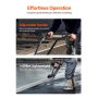 VEVOR  4 Stroke Concrete Power Screed Cement Finishing Float 12 ft Blade Board