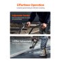 VEVOR 4 Stroke Concrete Power Screed Cement Finishing Float 4 ft Blade Board