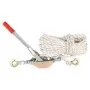 VEVOR Rope Puller, 3/4 Ton Pulling Capacity, with 30.48 m of 15 mm dia. Rope, 2 Hook, Come Along Winch, Heavy Duty Ratchet Power Puller Tool for Moving Boats, Securing Items, Transporting Logs