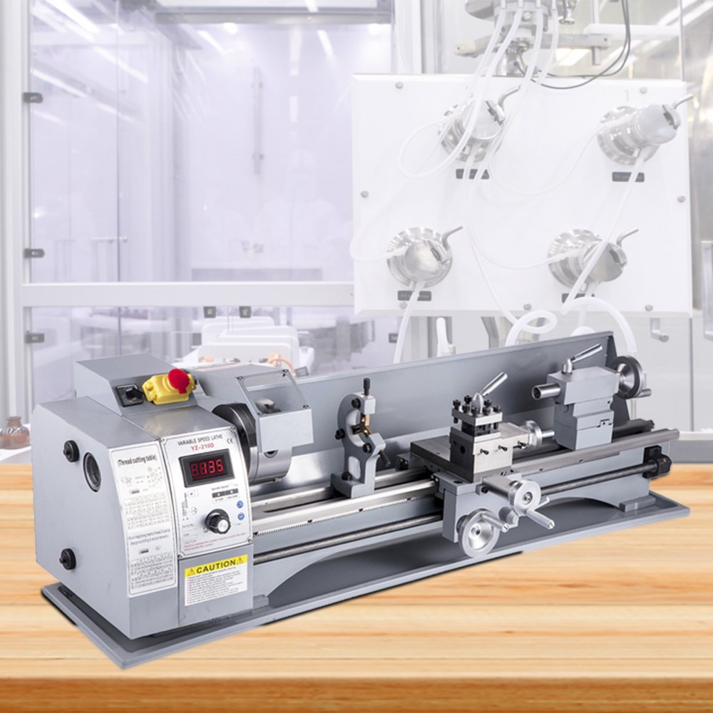 VEVOR 210 x 800 Mini Metal Lathe 850W Machine Variable Speed 50-2250 RPM