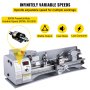 VEVOR 210 x 800 Mini Metal Lathe 850W Machine Variable Speed 50-2250 RPM