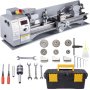 VEVOR 210 x 800 Mini Metal Lathe 850W Machine Variable Speed 50-2250 RPM