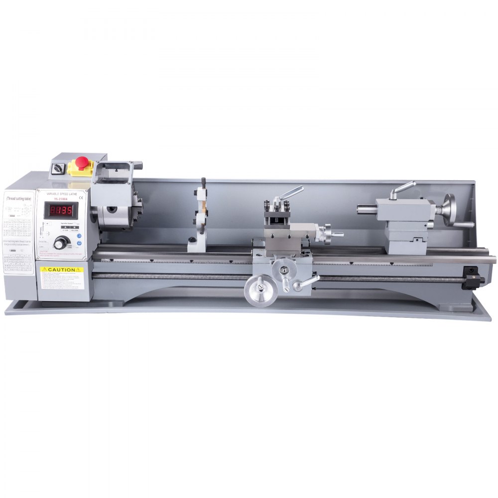 VEVOR Metal Lathe, 210x720 Mini Lathe Machine, 2500 RPM Variable Speed Change, 750W Precision Mini Lathe, Metal Working Lathe with Brushless Motor, Milling Machine for Various Metal Turning
