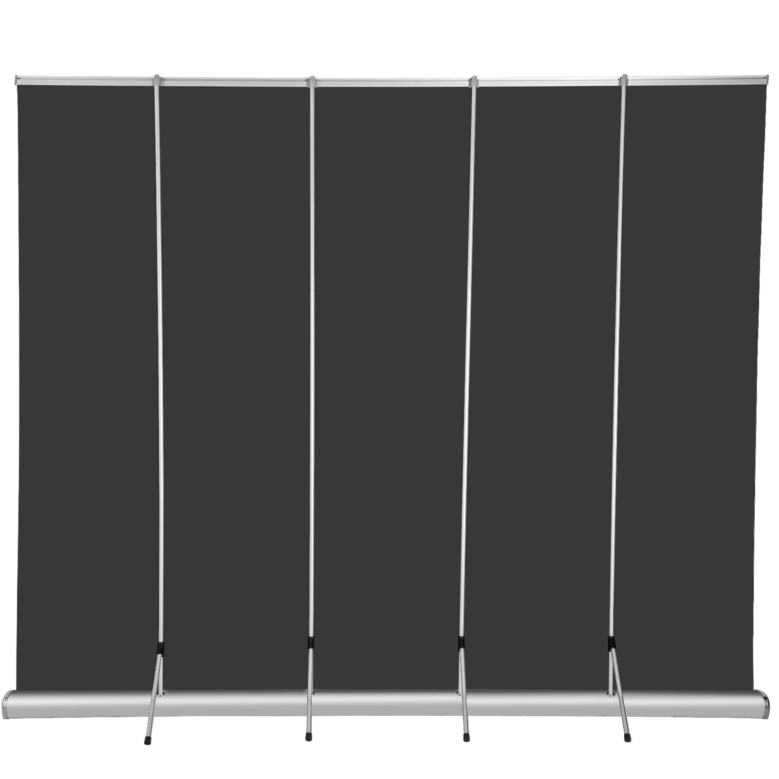 VEVOR Projector Screen, 120" 16:9, Manual Pull Up Projector Screen, Portable Floor-Rising Screen 4K/8K Ultra HDR, Indoor Outdoor Movie Screen with Storage Bag for Home Backyard Theater Office